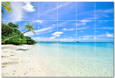Picture-Tiles.com Beach Photo 6 x 6