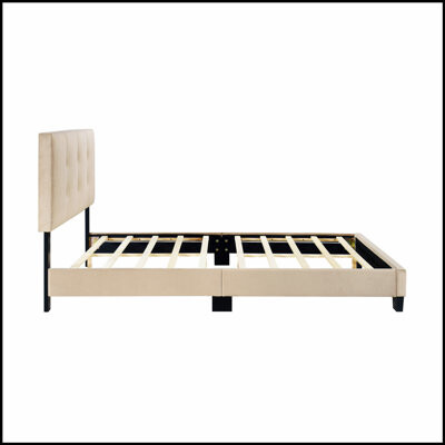 Mercer41 Luxurious Velvet Upholstered Bed with Adjustable Headboard for Ultimate Comfort and Style