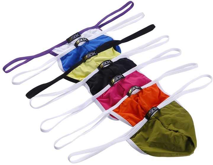 YouBin Men's Thongs Underwear Sexy Mesh TBack Panties Swimming Briefs