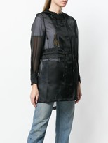 Thumbnail for your product : Herno Sheer Button Up Coat