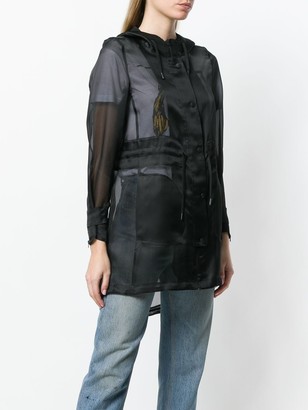 Herno Sheer Button Up Coat