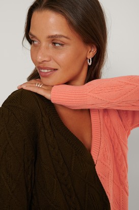 Trendyol Color Block Knit Sweater