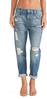 Thumbnail for your product : Lovers + Friends Jeremy High Waisted Boyfriend Jean