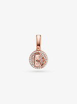 Thumbnail for your product : Michael Kors 14K Rose Gold-Plated Sterling Silver Pave Virgo Zodiac Charm