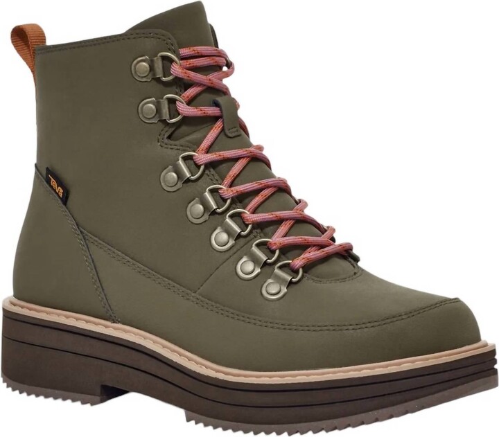 Teva Women's Midform Fashion Boots In Dark Olive