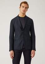 Thumbnail for your product : Emporio Armani Jacket In Lightweight Viscose Linen