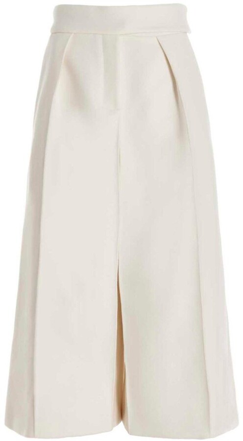 White Culotte Pants | Shop the world's largest collection of fashion 