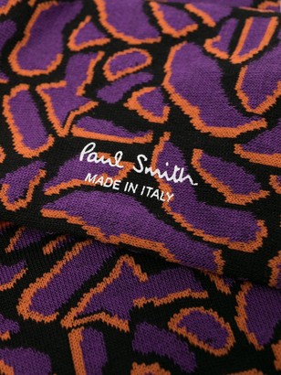 Paul Smith Abstract Pattern Print Socks