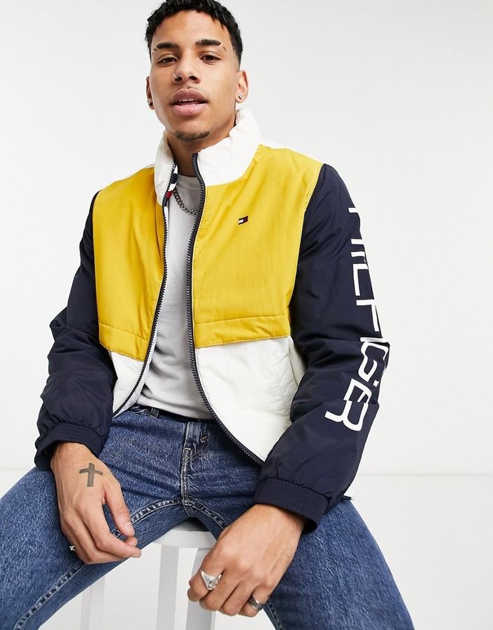 yellow tommy jeans jacket