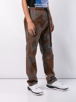 Off-White Camouflage Logo Print Trousers