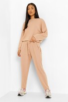 Thumbnail for your product : boohoo Petite Knitted Jumper & Jogger Co-Ord