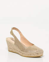Thumbnail for your product : Le Château Spanish-made Metallic Espadrille