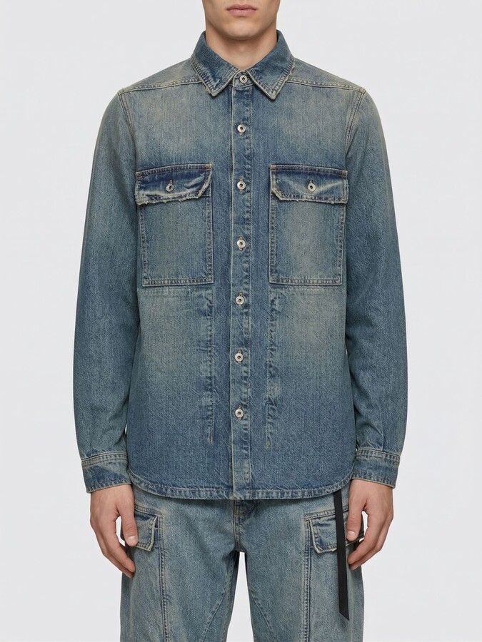 Rick Owens Blazer Men color Blue