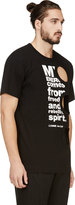 Thumbnail for your product : Comme des Garcons Homme Plus Black Cut-Out Energy T-shirt
