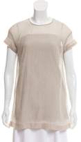 Thumbnail for your product : Brunello Cucinelli Sheer Short Sleeve Tunic