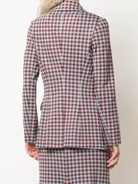 Thumbnail for your product : Rosetta Getty Gingham Double-Breasted Blazer