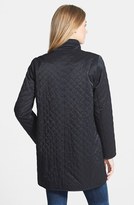 Thumbnail for your product : Eileen Fisher The Fisher Project Stand Collar Quilted Long Jacket