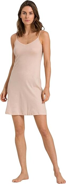 Hanro Ultralight Bodydress Women's Clothing Beige : XS, Cotton
