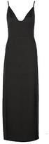 Thumbnail for your product : boohoo NEW Womens Ray Plunge Neck Super High Split Maxi Dress in Polyester