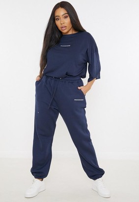 Navy oversized joggers Outlet