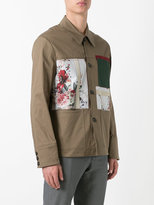 Thumbnail for your product : Antonio Marras patchwork detail shirt jacket