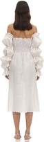 Thumbnail for your product : Sleeper Michelin Floral Print Linen Midi Dress