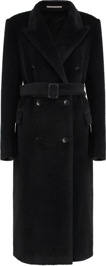 Tagliatore Double Breasted Faux Fur Coat