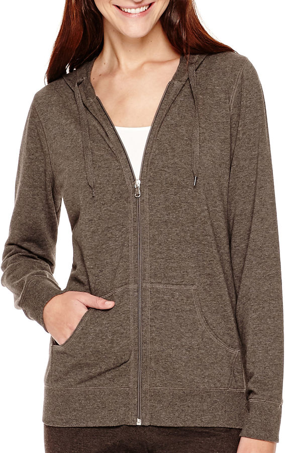 JCPenney Made For Life French Terry Hoodie Tall ShopStyle