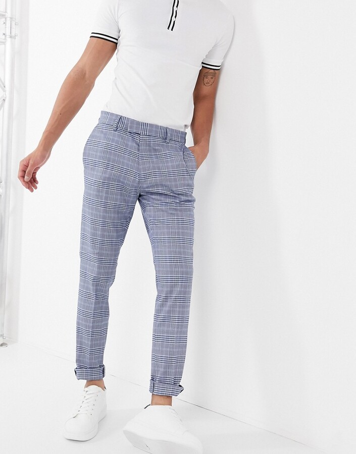 light blue skinny trousers