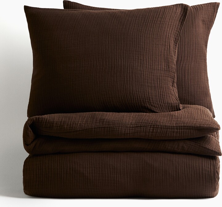 H&M Muslin King/Queen Duvet Cover Set