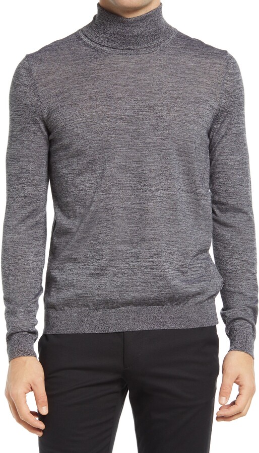 HUGO BOSS Musso Virgin Wool Turtleneck Sweater - ShopStyle