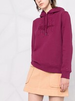 Thumbnail for your product : Tommy Hilfiger Embroidered-Logo Cotton Hoodie