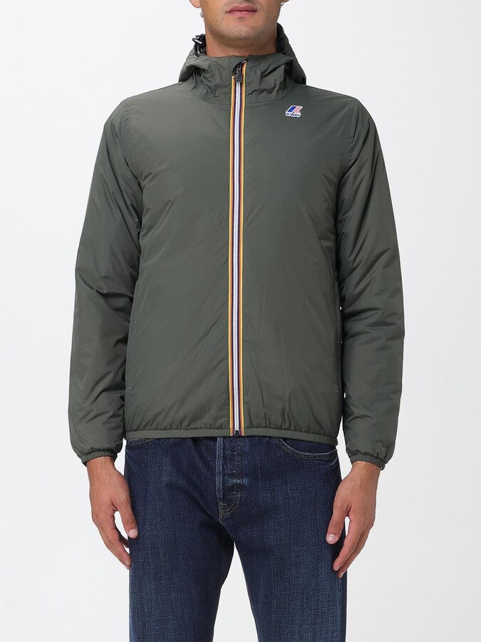K-Way Jacket Men color Green