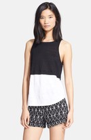 Thumbnail for your product : A.L.C. 'Luella' Layered Linen Tank