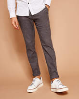Thumbnail for your product : Ted Baker RIVTAPE Tapered textured chinos