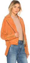 Thumbnail for your product : Free People Drapey Suede Moto
