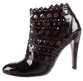 Thumbnail for your product : Alaia Laser Cut Patent Boots