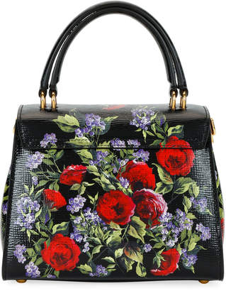 Dolce & Gabbana Welcome Palmellato Floral Handbag