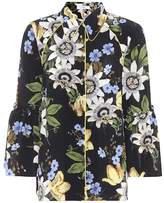 Erdem Aran floral-printed silk shirt