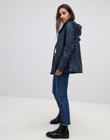 Thumbnail for your product : Hunter lightweight rubberised navy rain mac