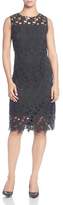 Thumbnail for your product : T Tahari Sleeveless Cotton Lace Dress