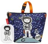 Thumbnail for your product : Babymel Zip & Zoe Junior Kids' Backpack with Lunch Bag and Water Bottle - Navy Color Block/Spaceman