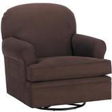 Thumbnail for your product : Dylan Swivel Glider (Chocolate)