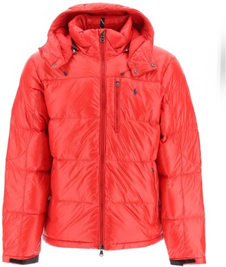 red polo coat