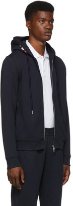 Moncler Navy Maglia Cardigan Hoodie - ShopStyle