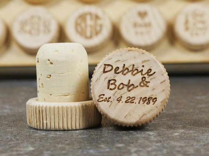 Personalized Wine Bottle Wedding Favor, Wine Favor, Cork Stopper, Engraved Corks, Cork Stopper, Corks