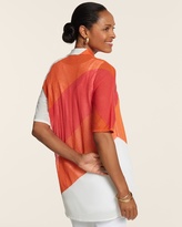 Thumbnail for your product : Chico's Diagonal Stripe Char Cardigan