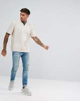 Thumbnail for your product : Another Influence Plain Revere Collar Short Sleeve Shirt