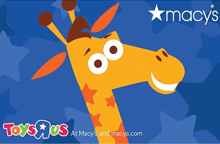 Macy's Toys R Us $50.00 Gift Card, Email Delivery