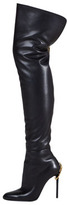 Thumbnail for your product : Tom Ford Zipper-Heel Over-the-Knee Leather Boot